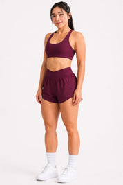 Dash Sports Bra Cherry Cola