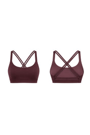 Define Sports Bra Cherry Cola