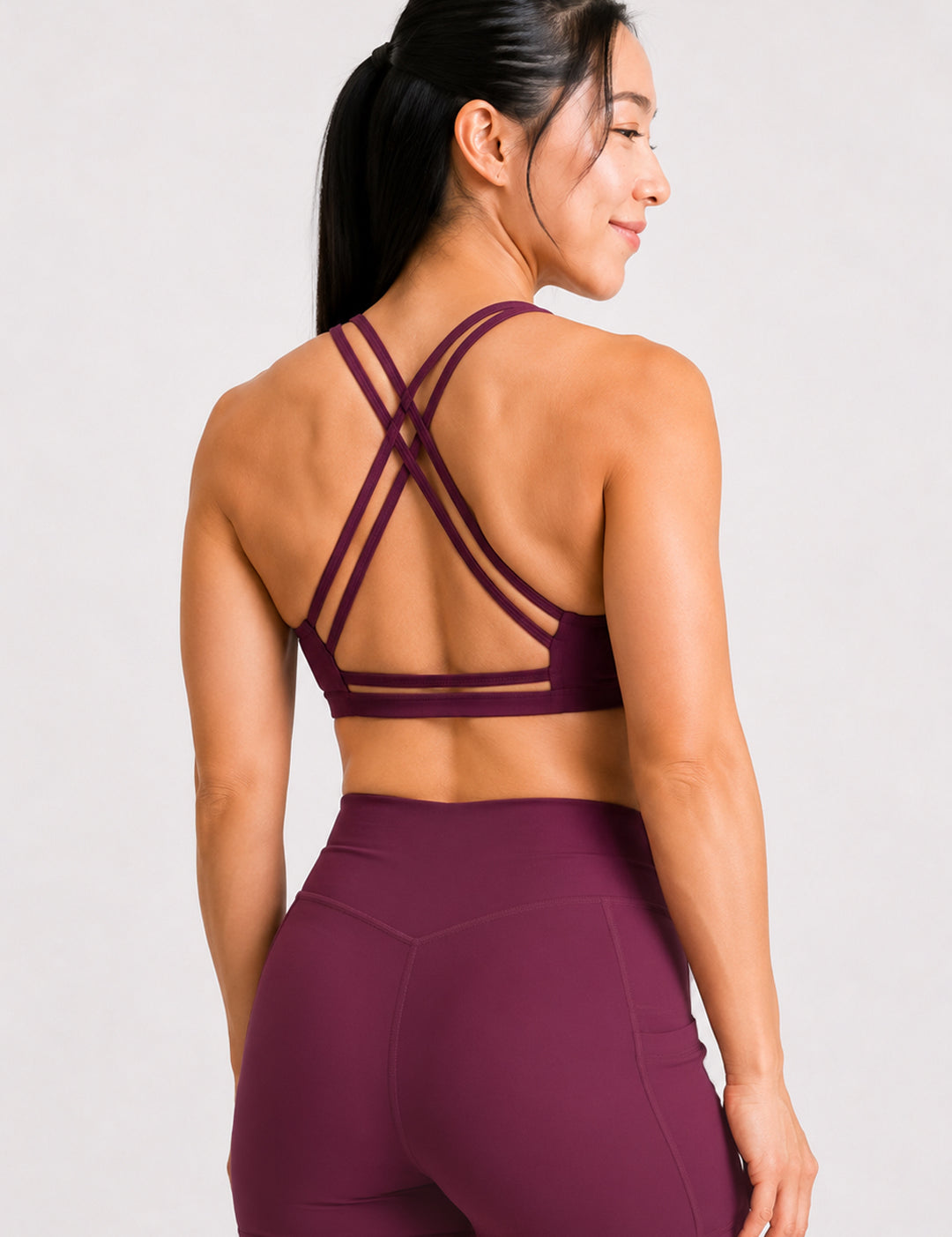 Define Sports Bra Cherry Cola