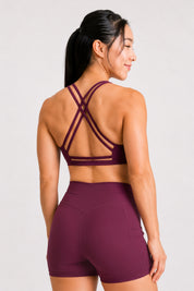 Define Sports Bra Cherry Cola
