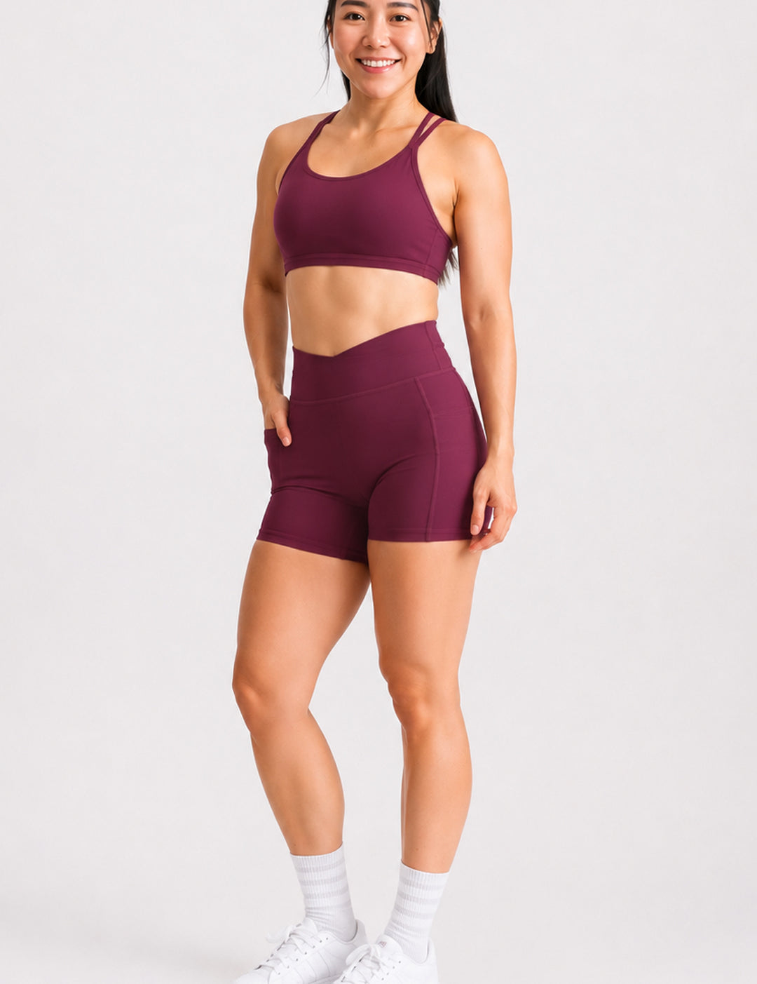 Define Sports Bra Cherry Cola