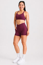 Define Sports Bra Cherry Cola