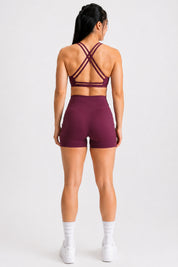 Define Sports Bra Cherry Cola