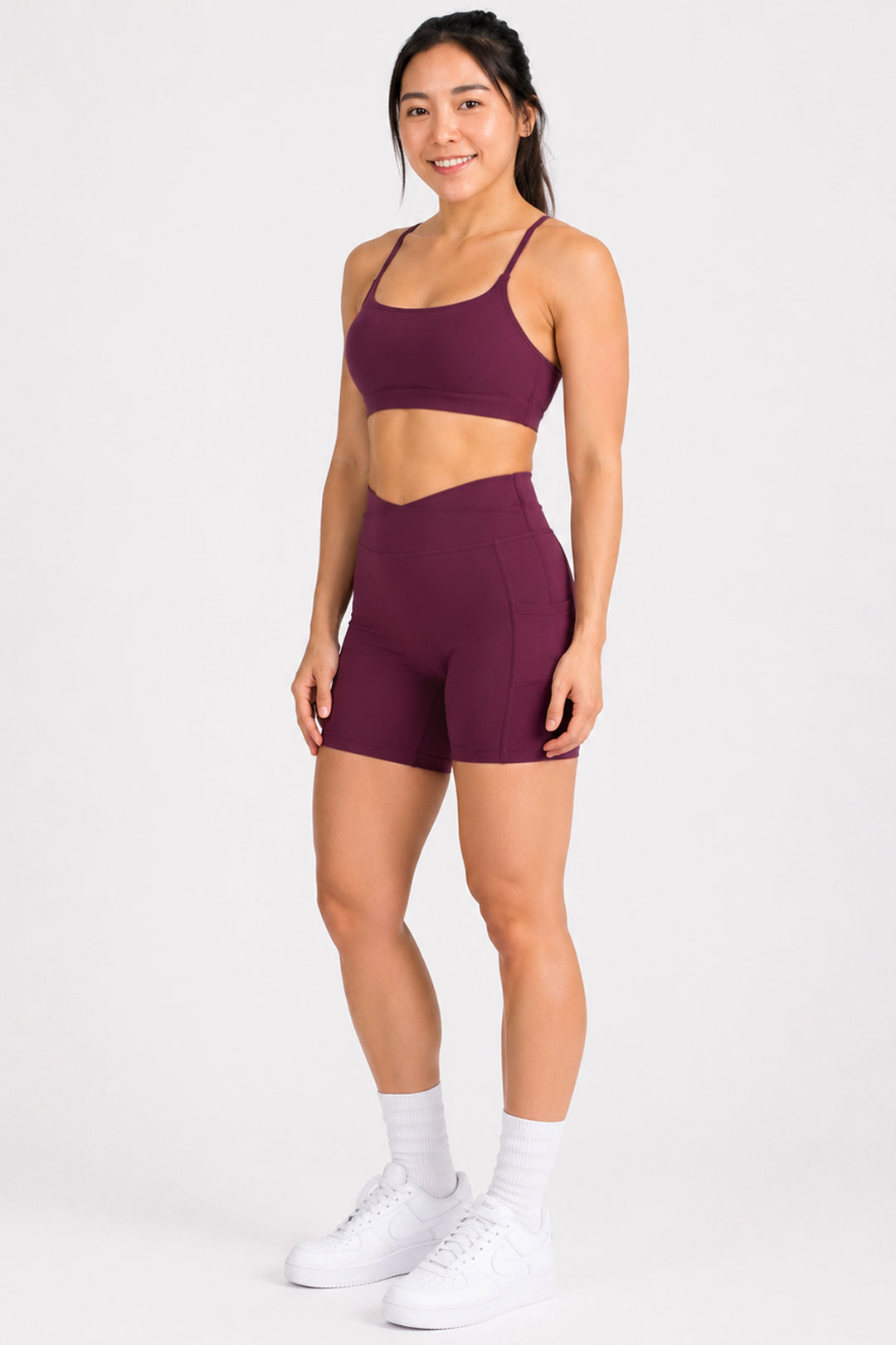 Dream Sports Bra Cherry Cola