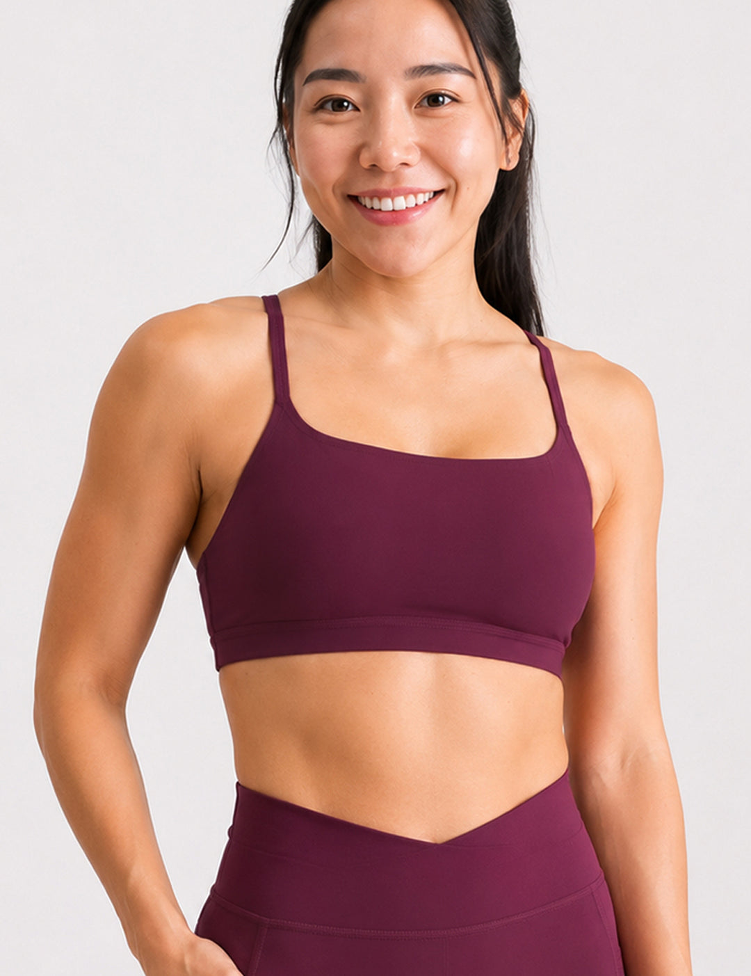 Dream Sports Bra Cherry Cola