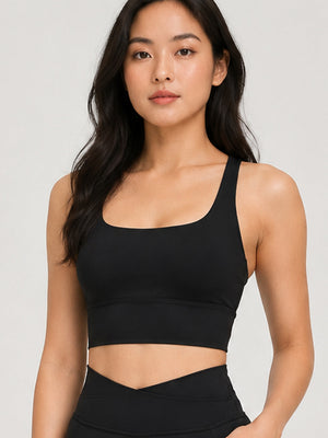 Ripple Long Line Sports Bra
